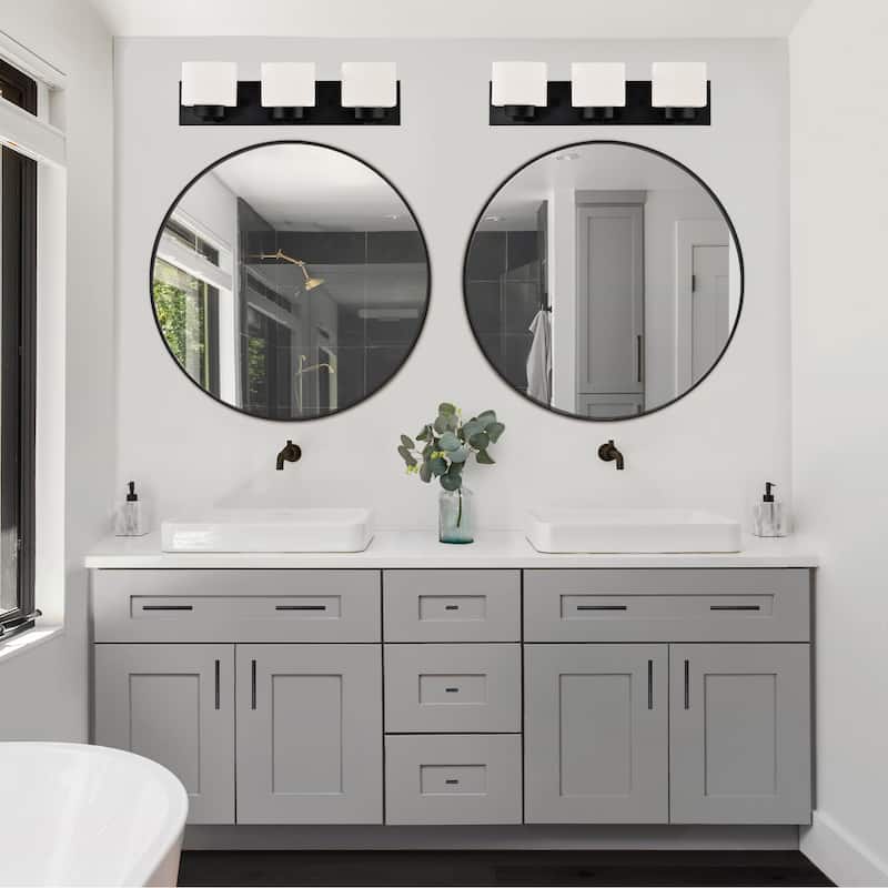 Dove Creek Traditional 3-Light Indoor Dimmable Bathroom Vanity Light