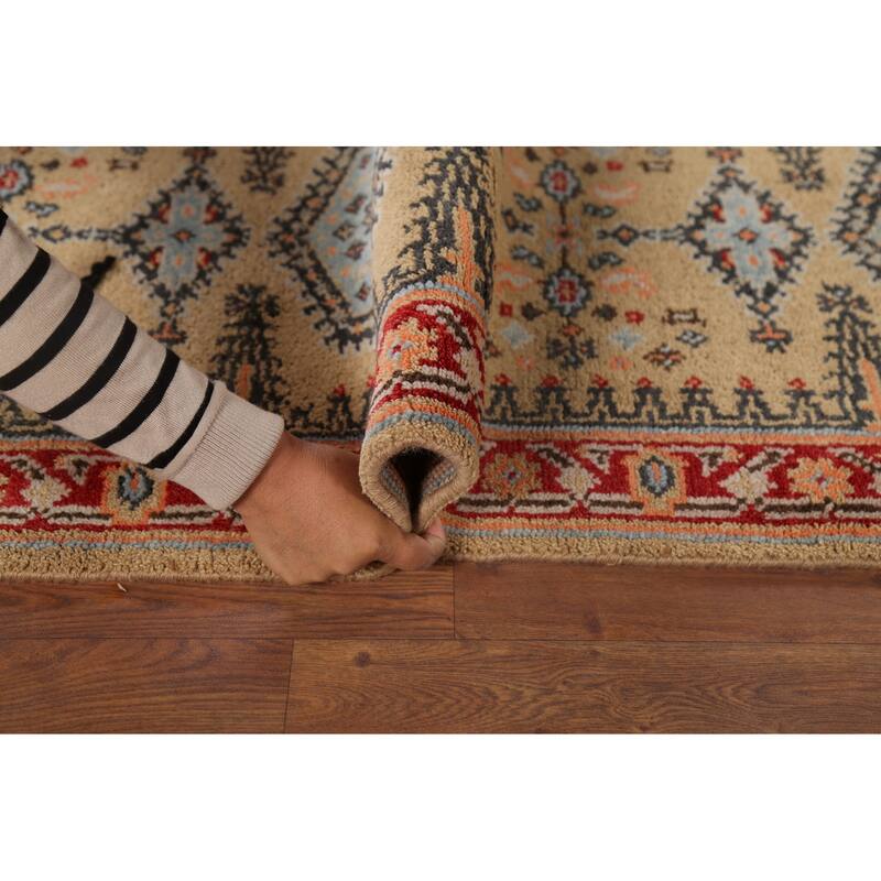 Viss Oriental Runner Rug Handmade Wool Carpet - 2'6"x 8'1"