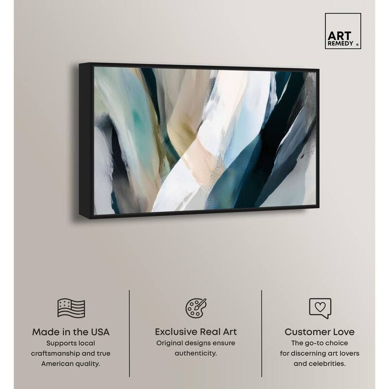 Sweeping Forms II Canvas by Art Remedy