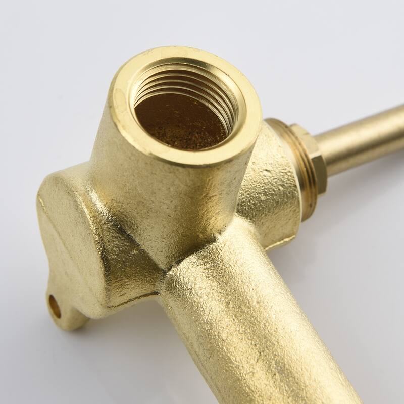 Topcraft Wall Mount Classic Cross Handle Bathroom Faucet