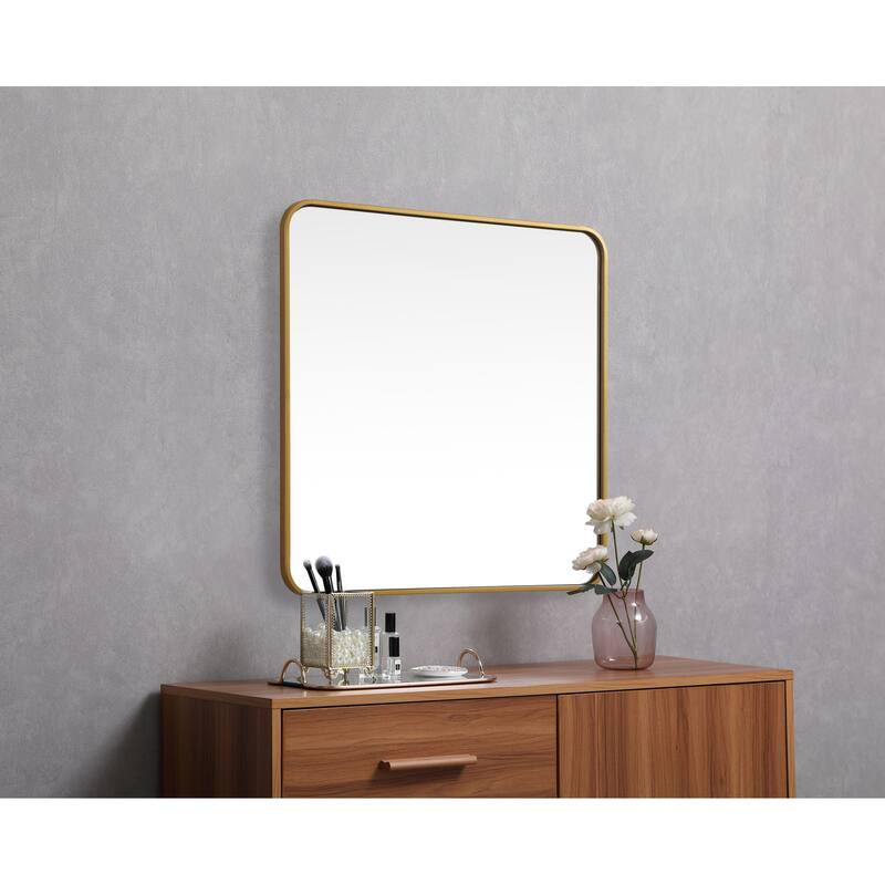 Elegant Lighting MR803030 Evermore 30" W x 30" H Transitional Square