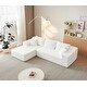 preview thumbnail 29 of 46, GDFStudio - 104" Cloud Modern Innovative Chenille Modular Sofa with L-Shape Chaise and Deep Seat