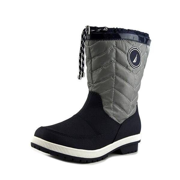 Shop Nautica Becher Women Round Toe Canvas Blue Winter Boot