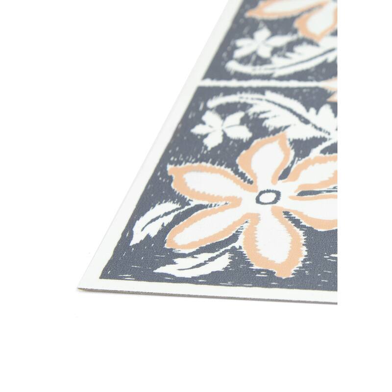 FloorPops Lillium Blue Peel and Stick Floor Tiles