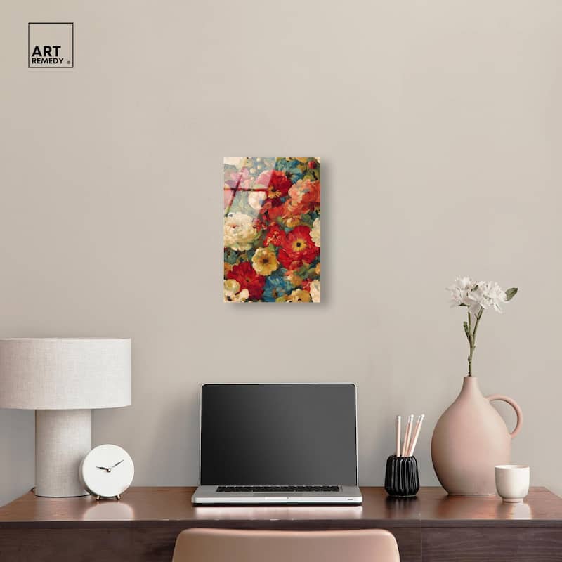 Garden Tapestries II Acrylic by Art Remedy, Ready to Hang