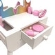 preview thumbnail 6 of 5, Teamson Kids Colorful Butterfly-Shaped Tabletop Vanity with Illuminated Mirror