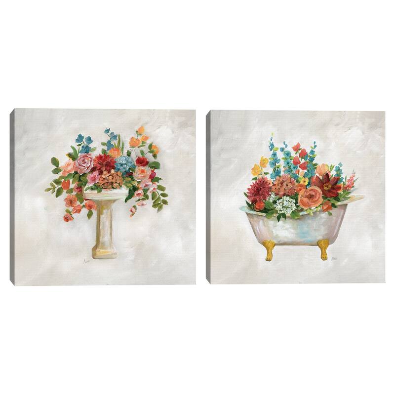 Sink Bouquet, Tub Bouquet by Nan Canvas Art Prints