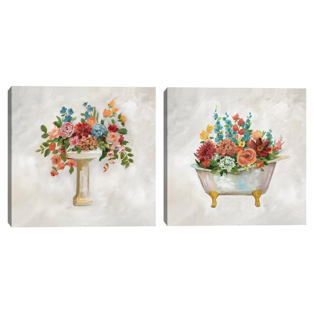 Sink Bouquet, Tub Bouquet by Nan Canvas Art Prints