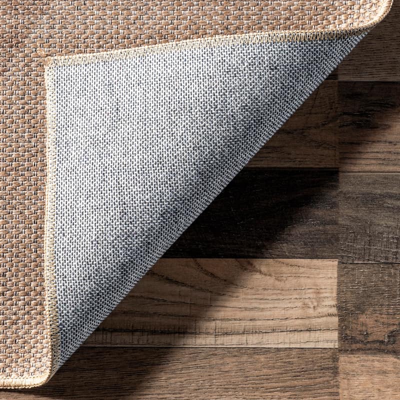 Nuloom Simple SuperiorWash Diamond Easy-Jute Machine Washable Area Rug
