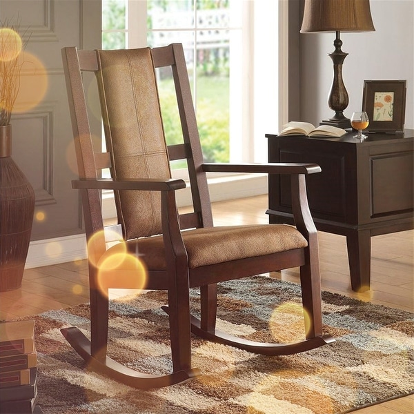 Espresso rocking chair outlet
