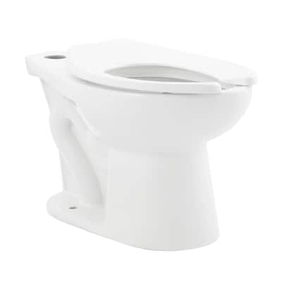 Chalon Floor-Mounted Commercial Elongated Top Flush Spud Flushometer Toilet Bowl - 27.95" x 16.53" 16.53"