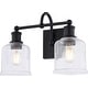 preview thumbnail 1 of 8, Vaxcel Lighting W0513 Northbrook 2 Light 16" Wide Vanity Light Matte Black
