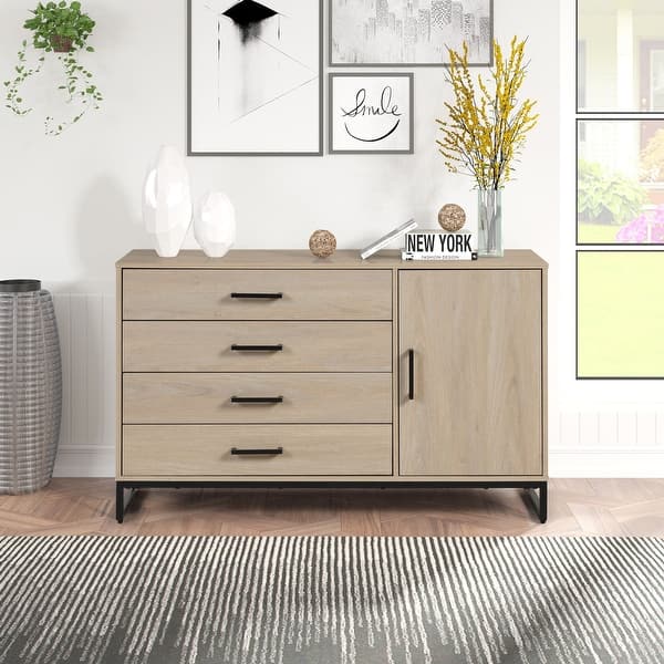 beige oak dresser 4 Drawer with Door Cabinet, - Bed Bath & Beyond This dresser and mirror Velvet Colors:Sky Blue 818 - Not available beige painted dresser Best Sellers NH Week 51 2025 Margot Robbie's Asymmetrical Dress