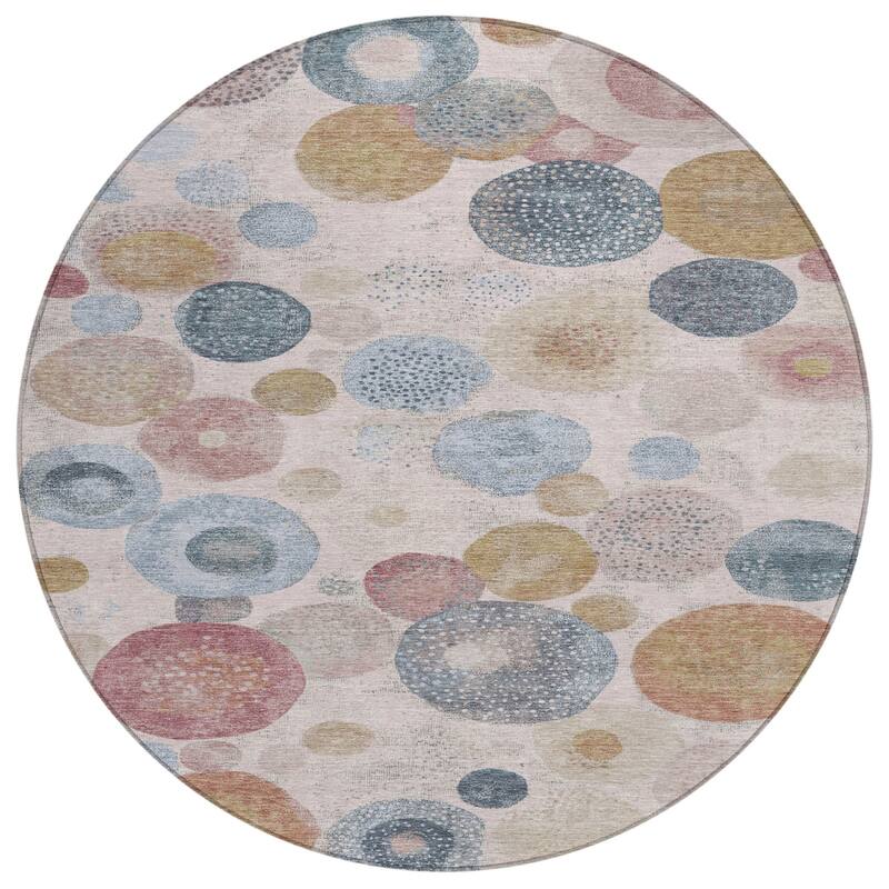 HomeRoots Geometric Transitional Rectangle Outdoor Rug