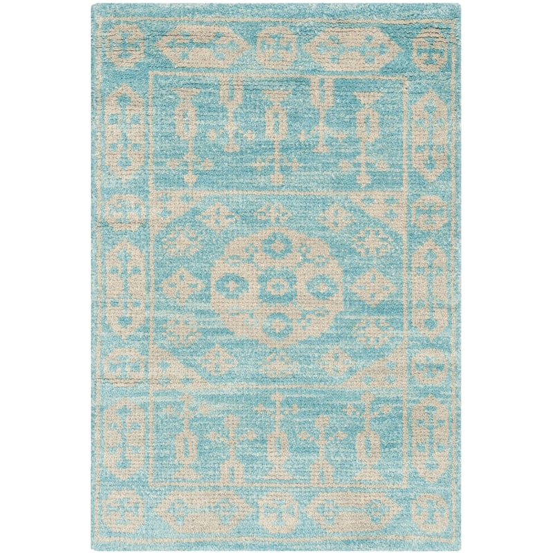 SAFAVIEH Hand-knotted Kenya Ma'Anit Southwestern Tribal Wool Rug