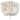 3-Light Bohemia Antique White Wood Beaded Flush Mount Ceiling Light - 12.6 in.W