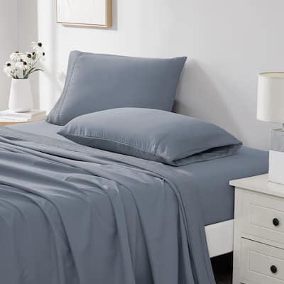 Vilano 21-inch Extra Deep Pocket 4-Piece Bed Sheet Set with Pleated Hem