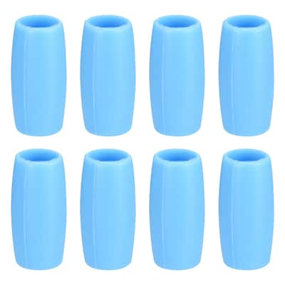 8pcs Silicone Straw Tips for 1/2 Inch OD Steel Straws