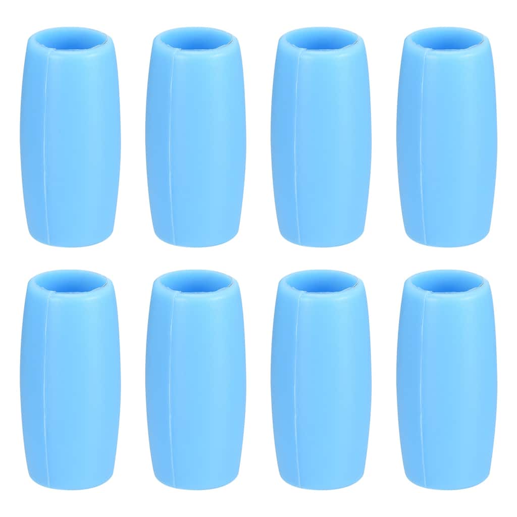 8pcs Silicone Straw Tips for 1/2 Inch OD Steel Straws