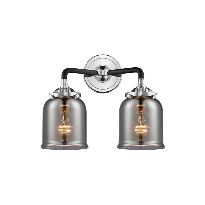Innovations Lighting Small Bell 2 Light 13" Wide Bathroom Vanity Light