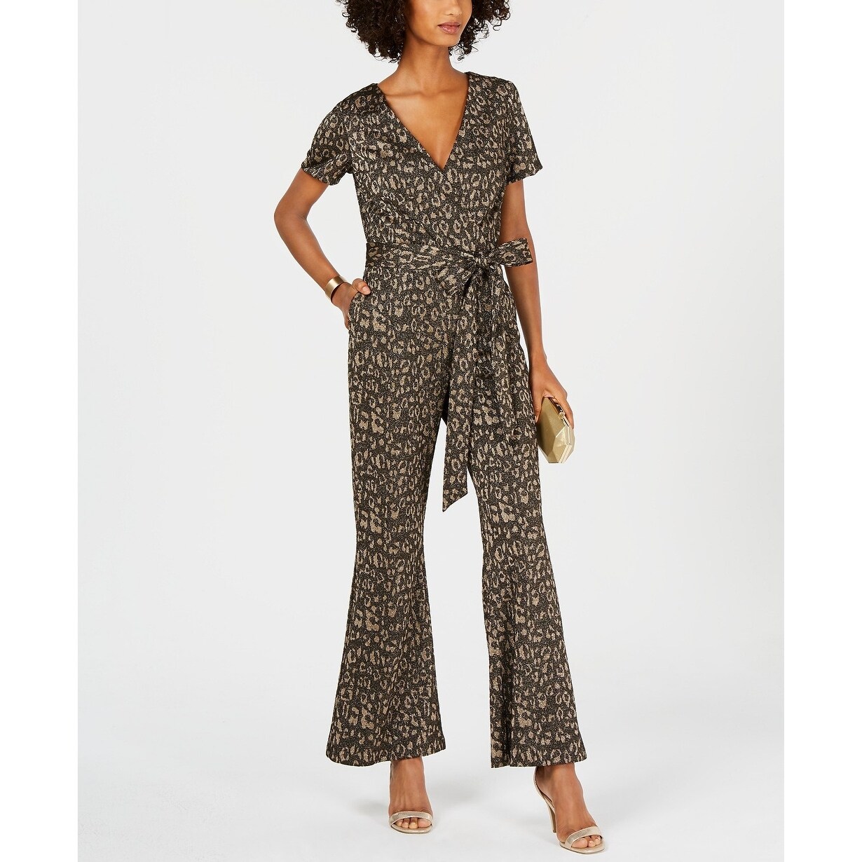 cheetah print jumpsuit