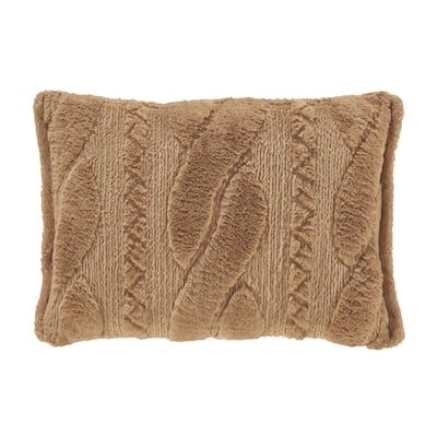 Cava Gold Quilted Boudoir Decorative Throw Pillow