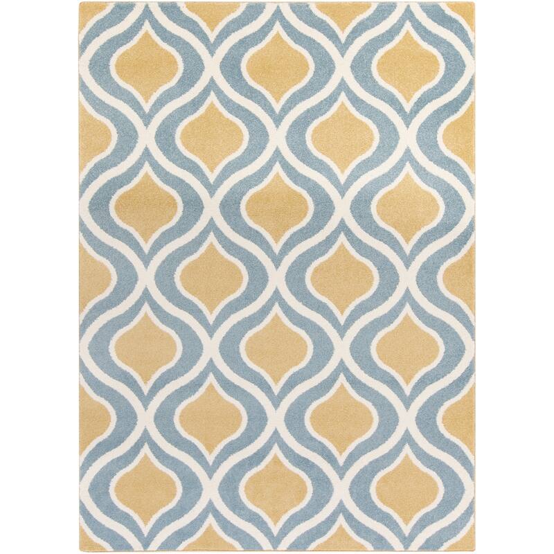 Sinclair Modern Geometric Area Rug - Overstock - 9439732