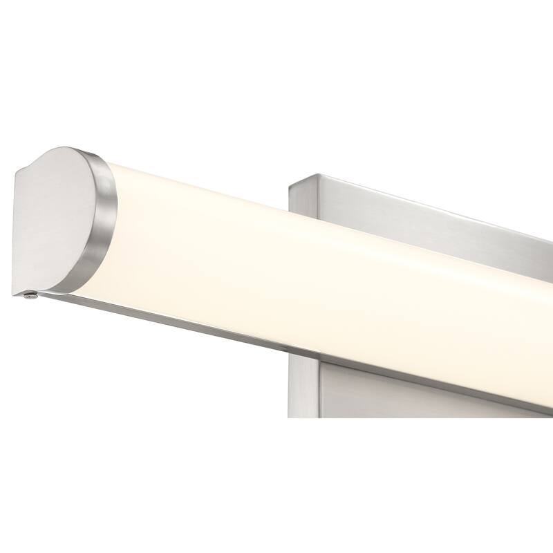Access Lighting Arc - Vanity - 24" - Brushed Steel - White Acrylic