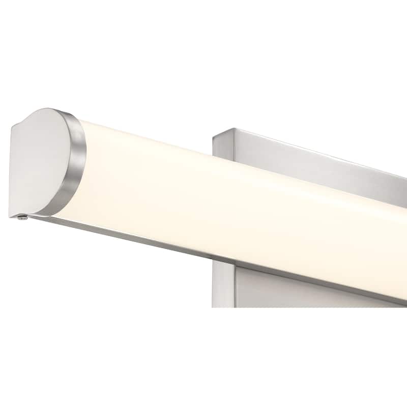 Arc 18-inch Brushed Steel LED Vanity