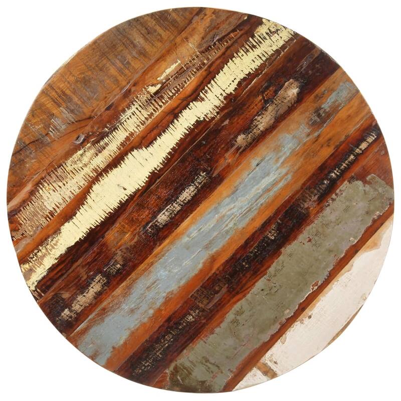 vidaXL Bistro Table Round Ã˜19.7"x29.5" Solid Reclaimed Wood