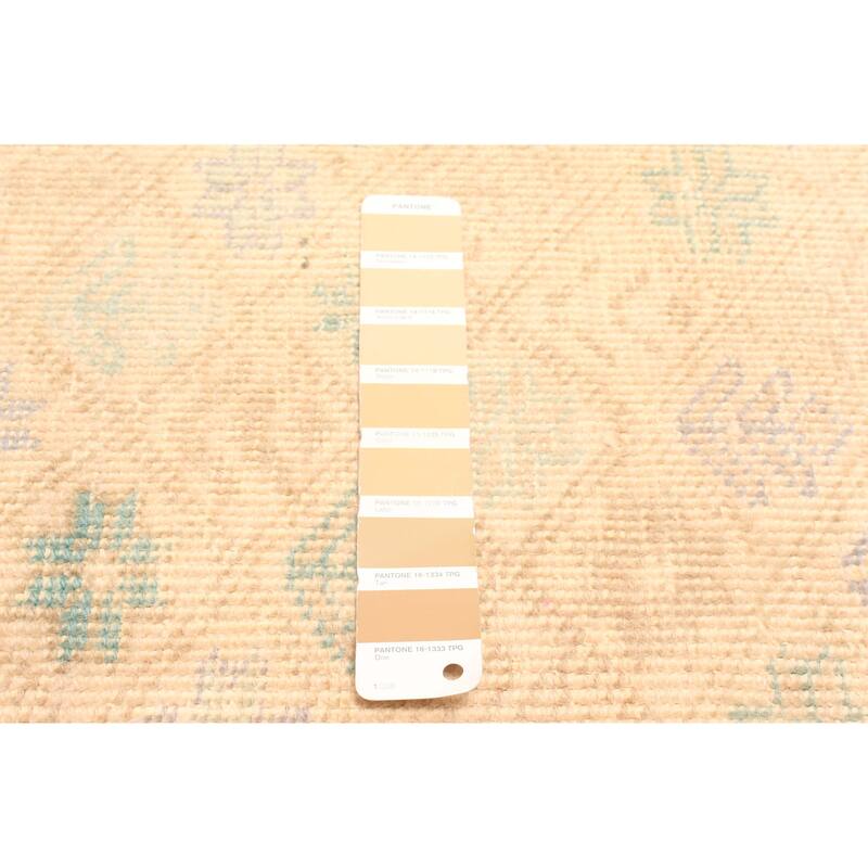 ECARPETGALLERY Hand-knotted Antalya Vintage Beige Wool Rug - 3'1 x 4'9