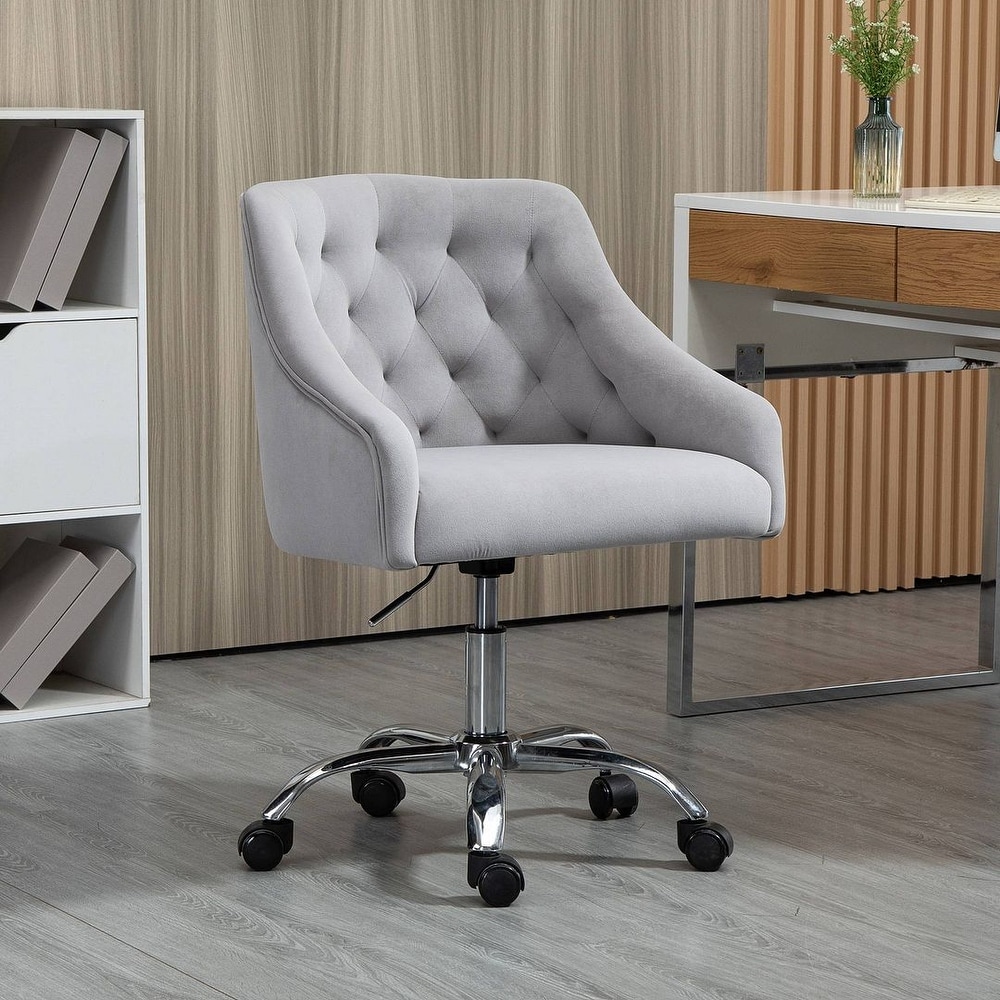 Gray computer desk 2025 chair