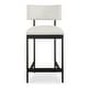 preview thumbnail 1 of 4, Uttermost Apsley Black Counter Stool - 18"W x 22.5"D x 37"H