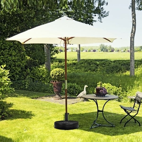 Shop Black Friday Deals On Costway 20 Round 23l Water Filled Umbrella Base Stand Self Filled On Sale Overstock 17085668