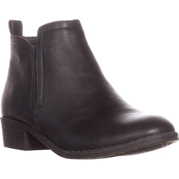 round toe chelsea boots womens