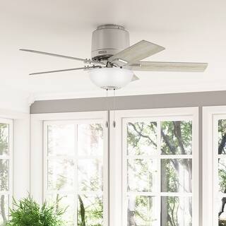 Hunter 44" Fitzgerald Low Profile Ceiling Fan with LED Light Kit and Pull Chain