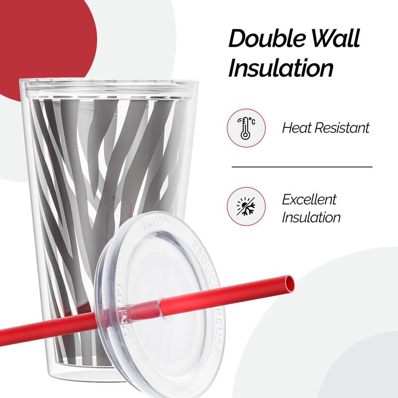 Copco Minimus Tumbler With Removable Straw And Double Wall Insulation - 24 oz.