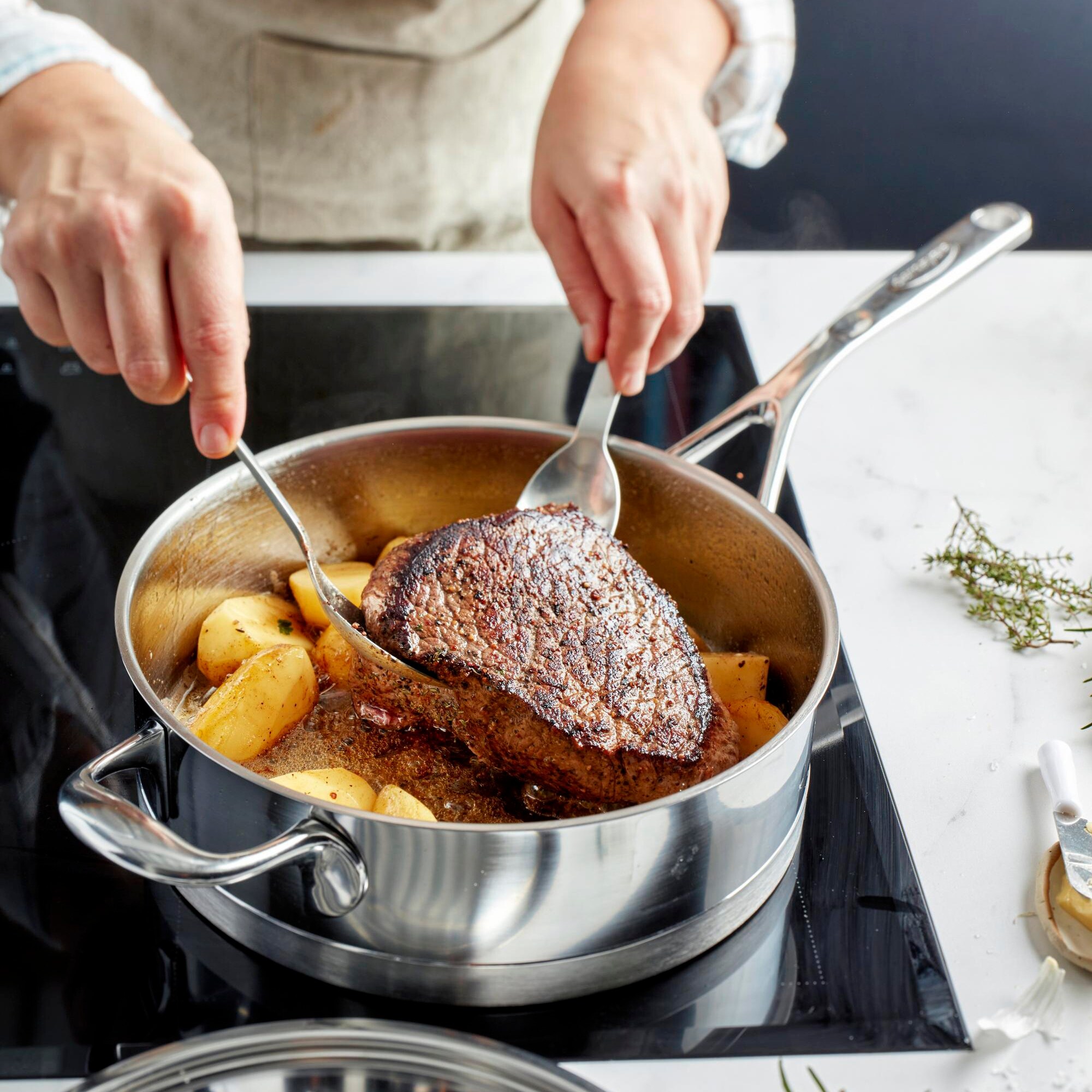 ✨ 新品 24cm DEMEYERE ATLANTIS 7 コニカルソテーパン Buy Demeyere Proline 7 Frying pan | ZWILLING.COM