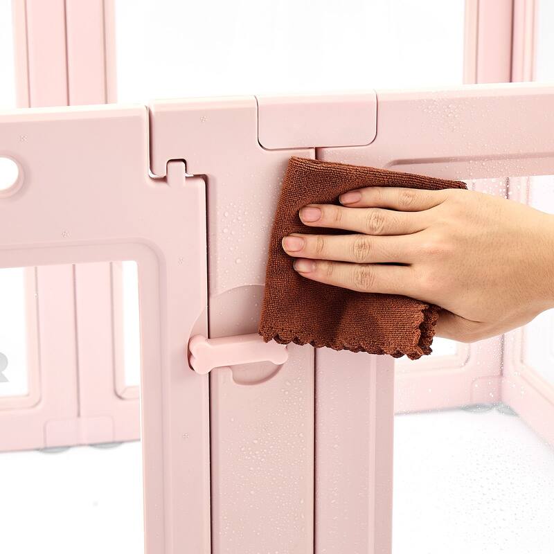 Indoor Dog Whelping Box with Lock and Easy Clean for Large Dogs