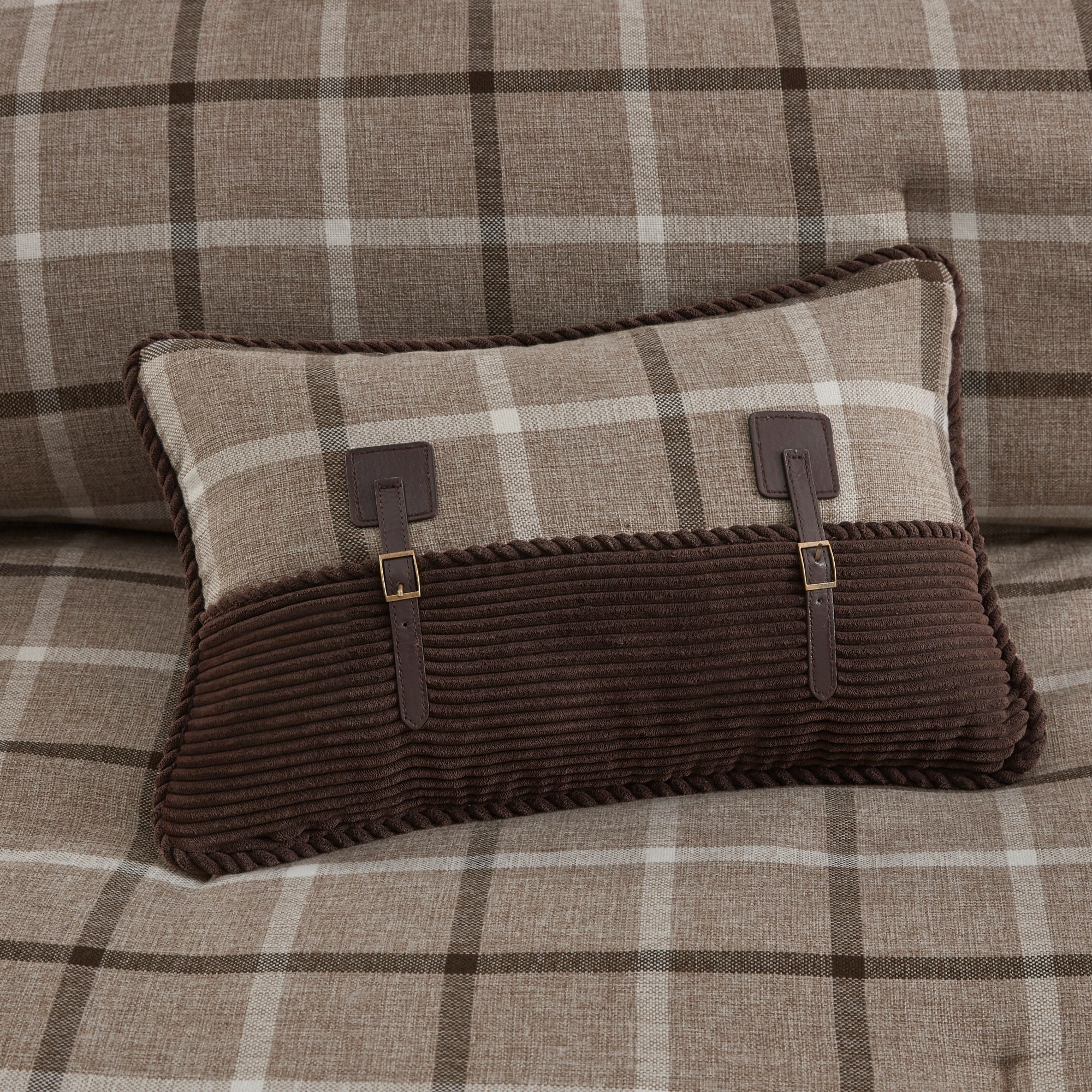 Woolrich Anaheim Tan Brown 4 Piece Plaid Comforter Set Overstock 31665283