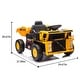 preview thumbnail 2 of 18, 12V Electric Dump Truck for Kids with Remote Control, Multimedia Features, and Rear-Wheel Suspension for Ages 3-5
