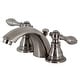 preview thumbnail 13 of 27, American Classic Mini-Widespread Bathroom Faucet Black Stainless