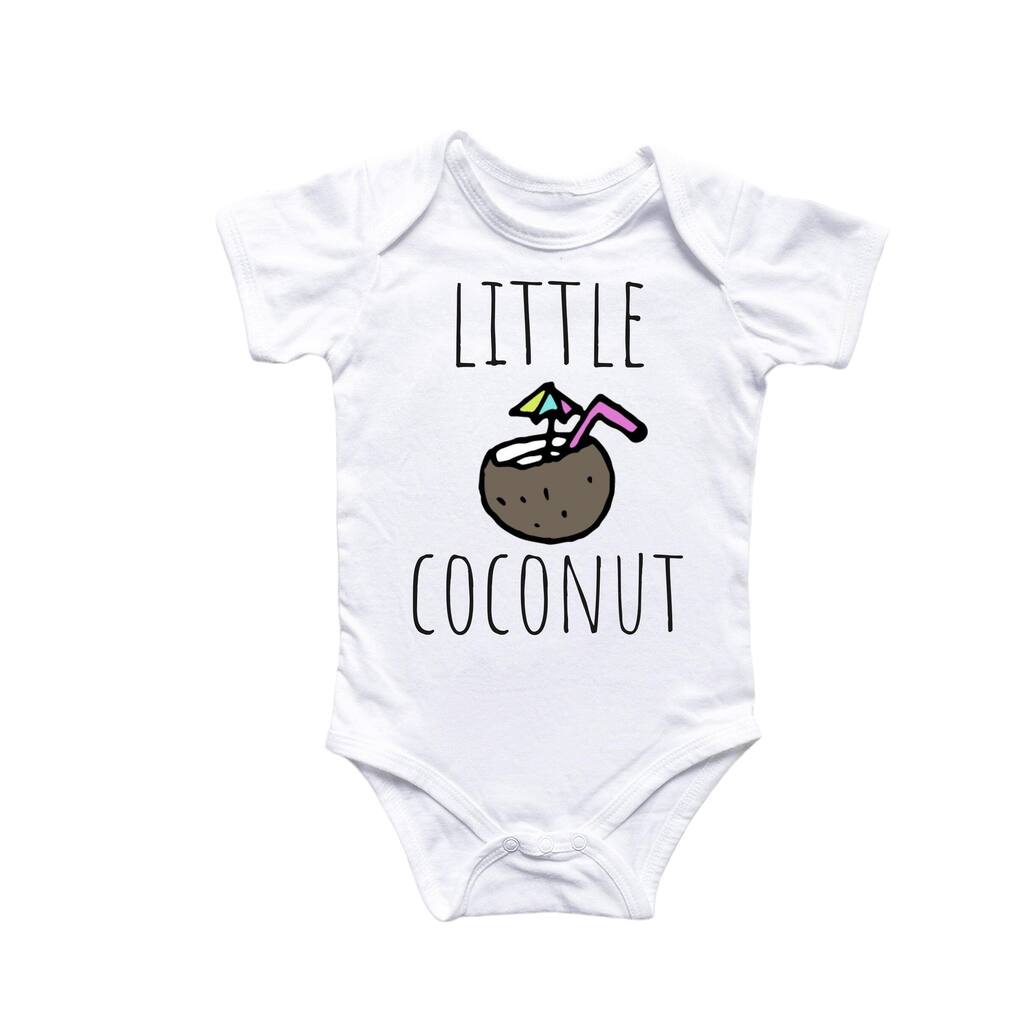 Coconut Fruit Summer - Baby Boy Girl Clothes Infant Bodysuit Funny Cute Newborn
