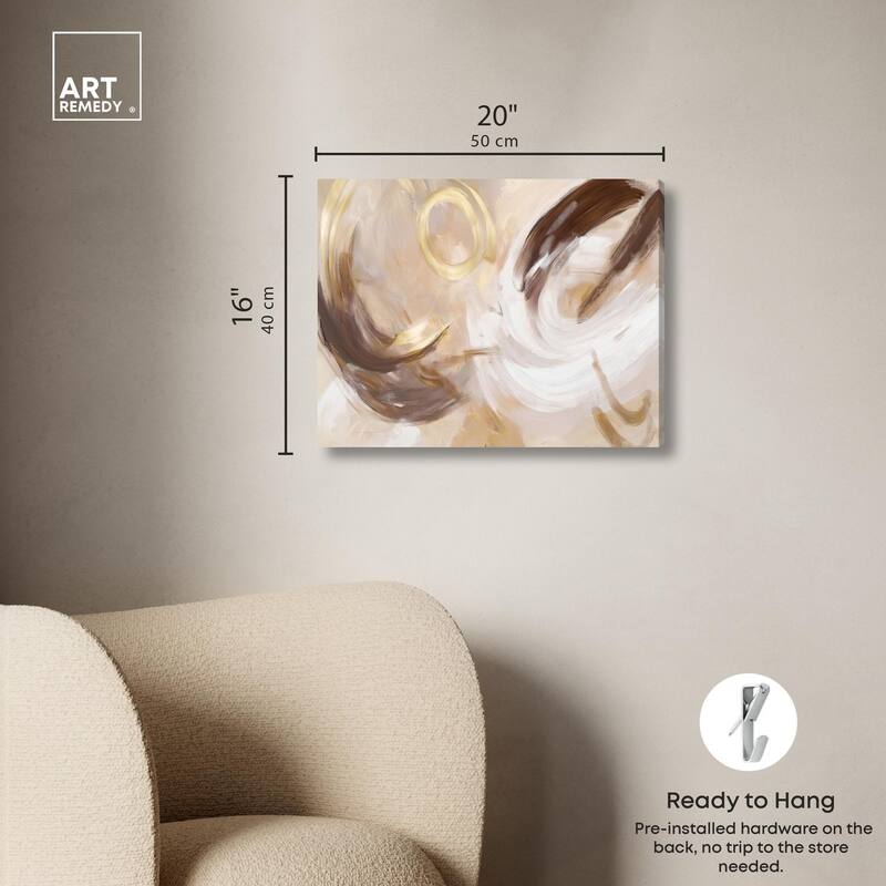 Dreamy Swirls II Canvas by Art Remedy, Gallery Wrapped