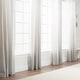 preview thumbnail 33 of 34, Chanasya Ombre Gradient Bedroom Semi-Sheer Window Curtain Panel Pair (Set of 2)