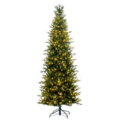 Vickerman 6.5' x 36" Wistler Spruce Artificial Pre-Lit Christmas Tree, 350 Color Changing Lights - 6.5' x 36"