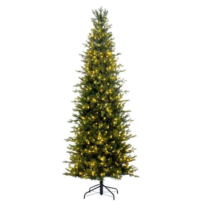 Vickerman 7.5' x 39" Wistler Spruce Artificial Pre-Lit Christmas Tree, 500 Color Changing Lights - 7.5' x 39"