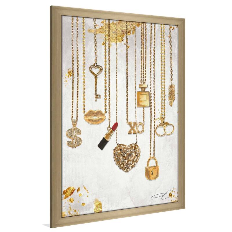 "Fashion Necklace 3" by Jodi Print on Acrylic