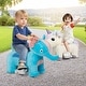 preview thumbnail 3 of 8, Gymax 6V Electric Animal Ride On Toy Unicorn Kids Plush Ride-on w/