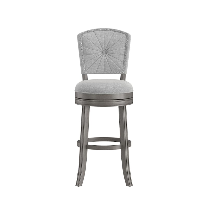 Hillsdale Santa Clara II Swivel Stool, Antique Gray - Bar Height